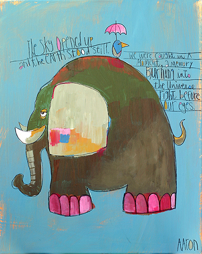 The Blue Heron and the Elephant
